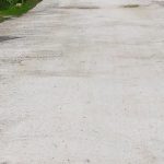 Jalan AMD Sangatta Selatan Telah di Semen
