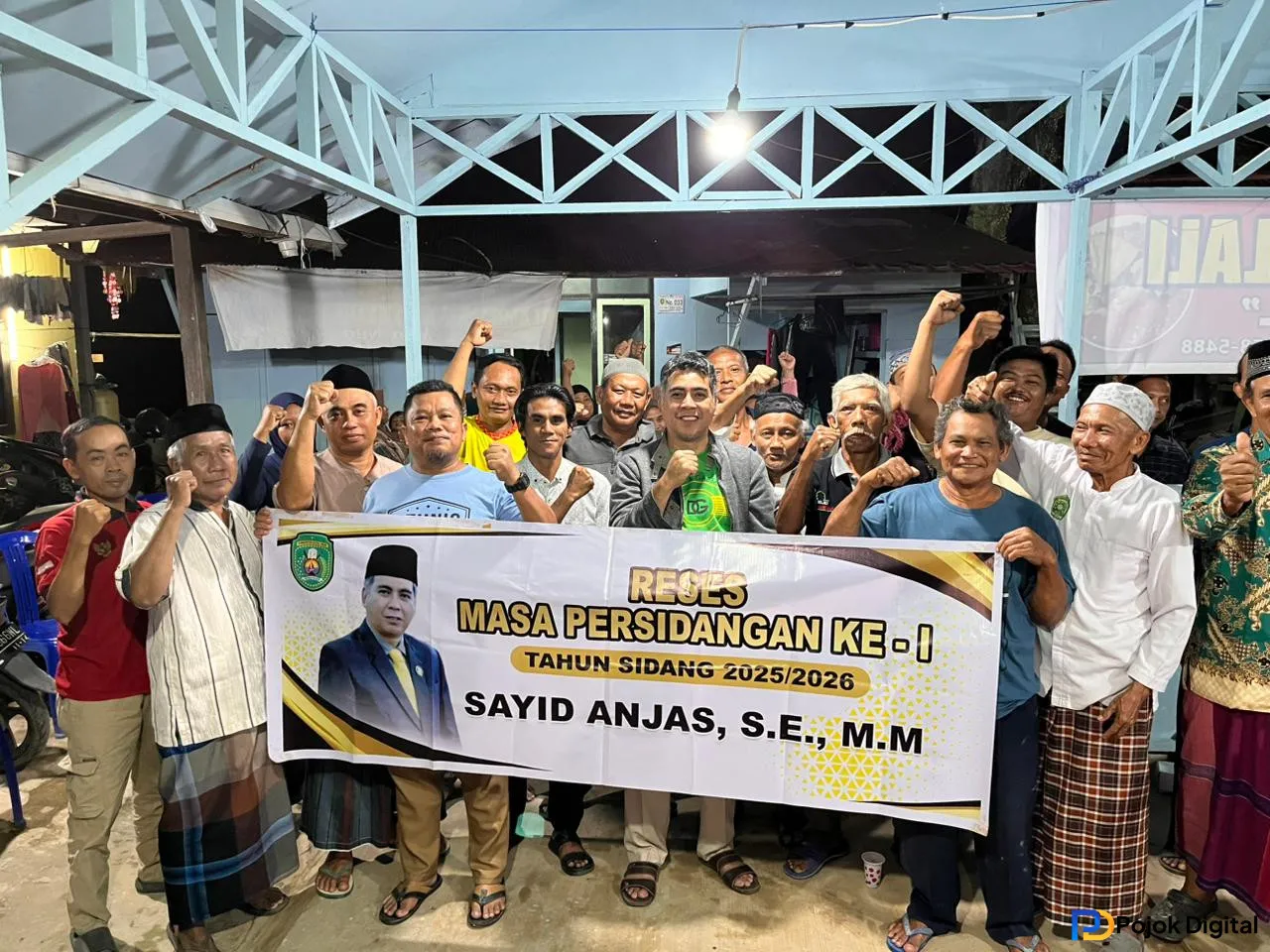 Reses di Gang Barito, Sayid Anjas Serap Aspirasi Warga RT 01 dan 34 Teluk Lingga